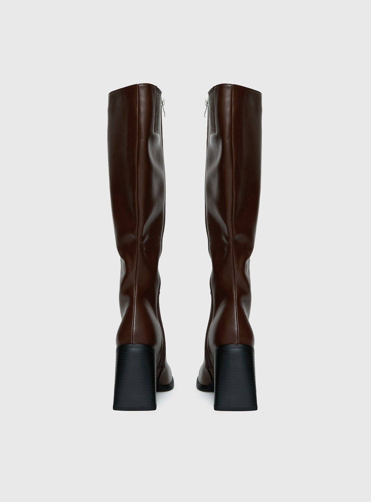 Renzo Knee High Boots Brown
