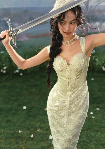 Emerald Warrior Corset Dress