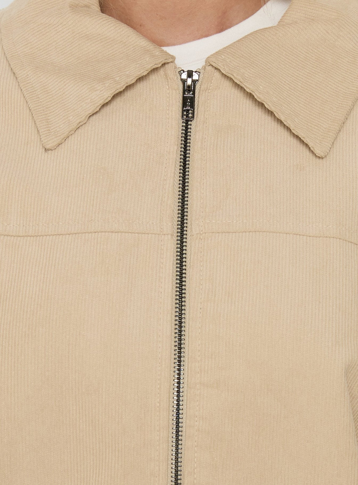 Goldsmith Corduroy Bomber Jacket Stone