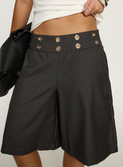 Teza Eyelet Jorts Grey
