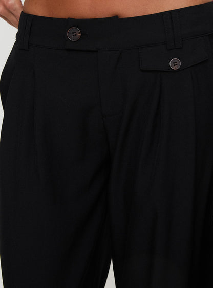 Sallon Low Rise Pants Black