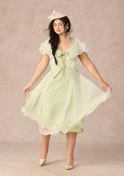 Curve&Plus Spring Outing Dress