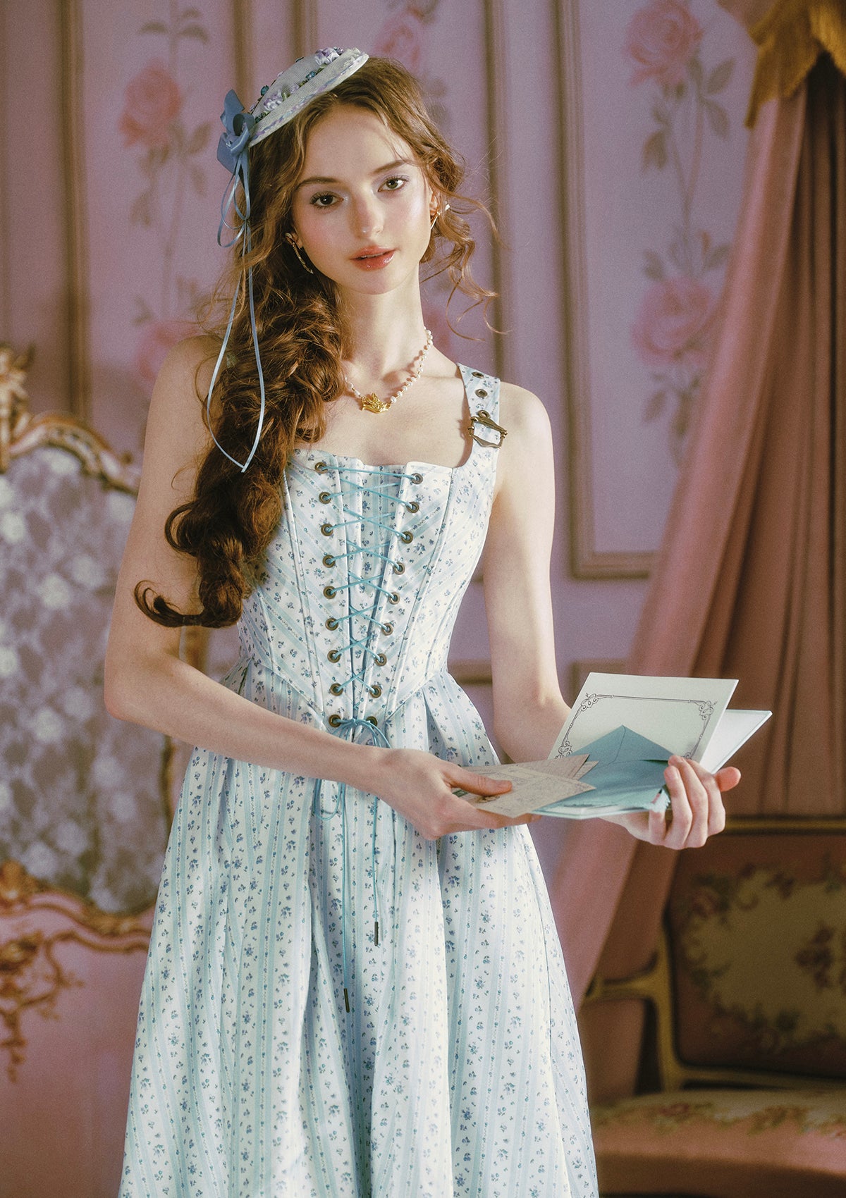 Afternoon Sweet Tea Dress (Blue)