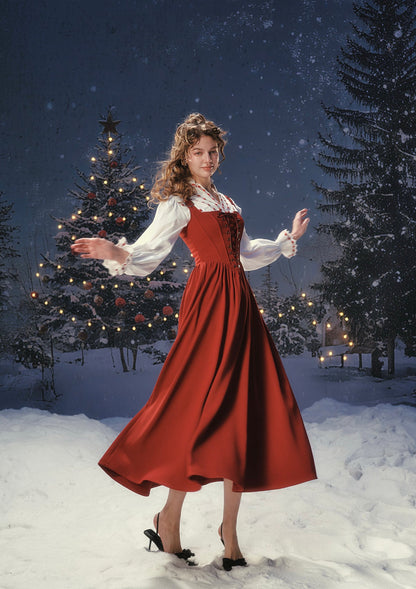 The Red Swordsman Dress