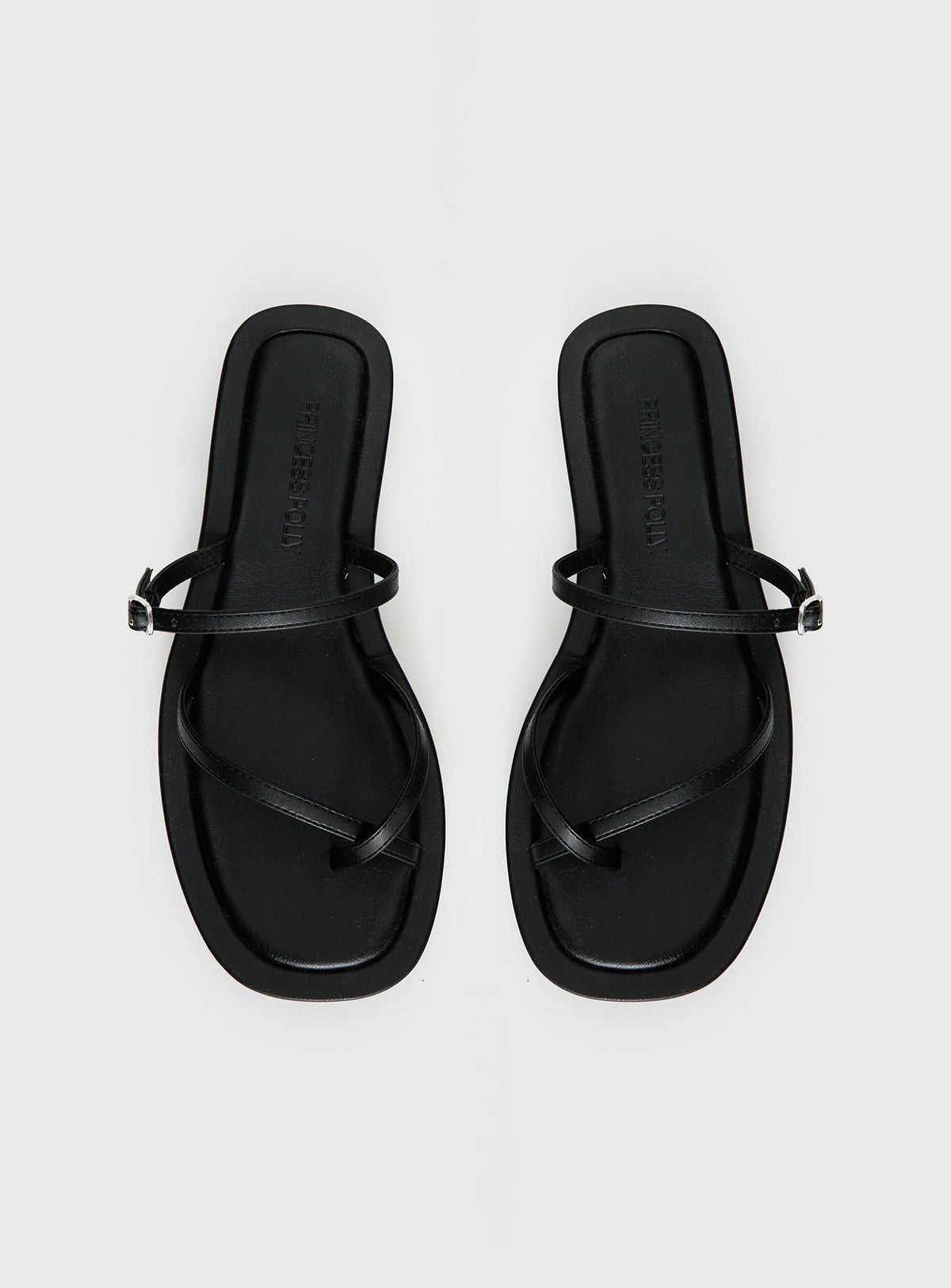 Riki Mini Belt Sandals Black