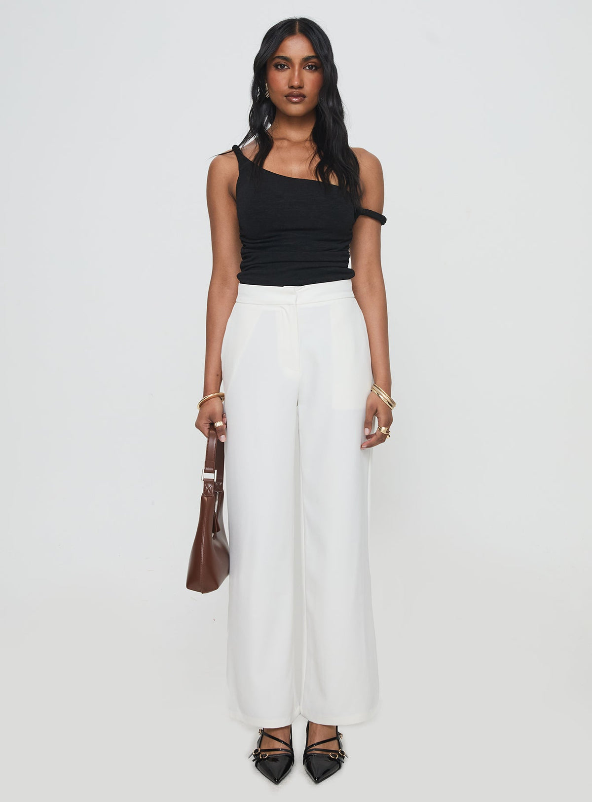 Burnette Pants White
