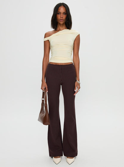 Sportia Flare Pants Brown