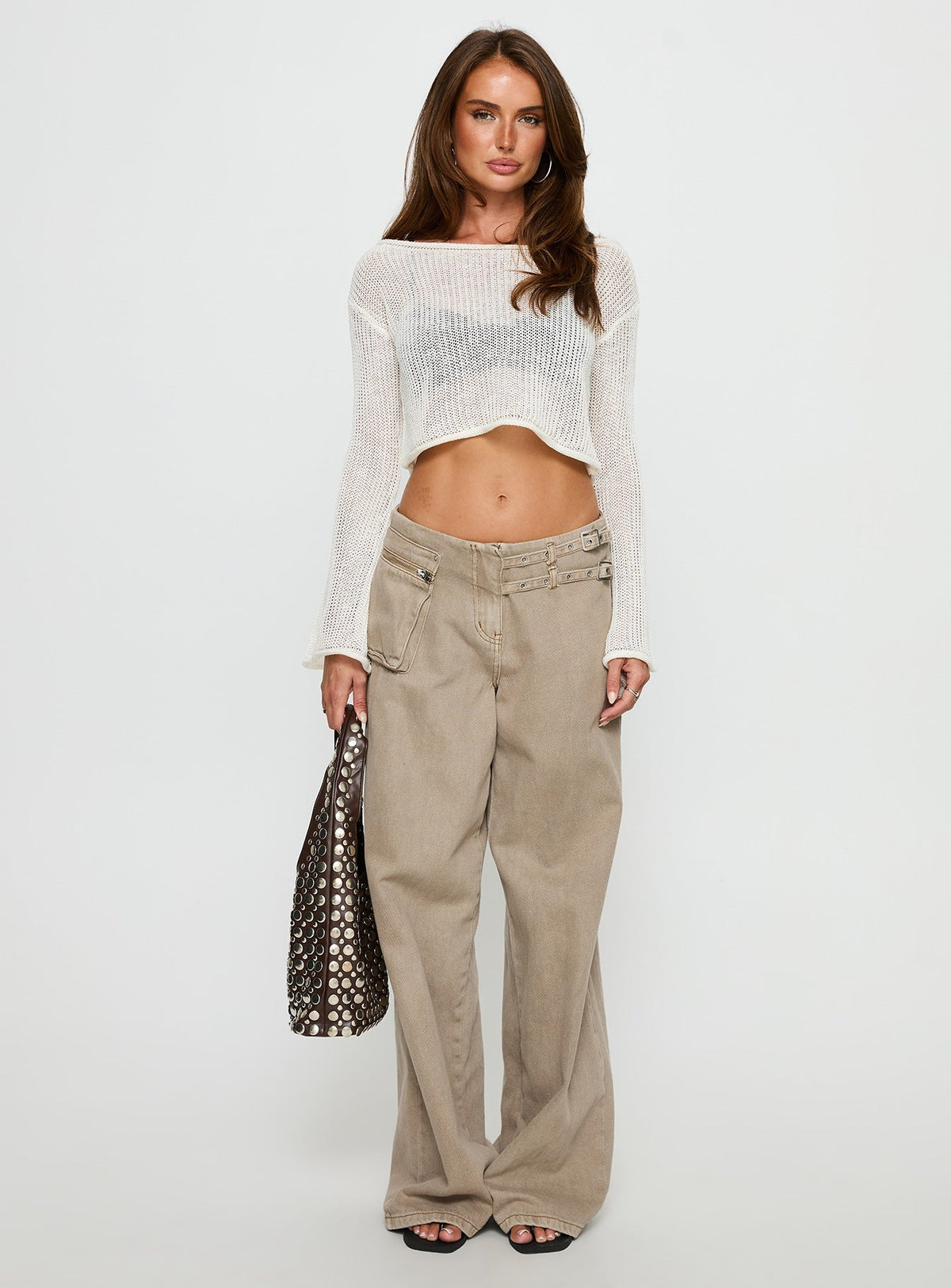 Cafe Pari Sweater White