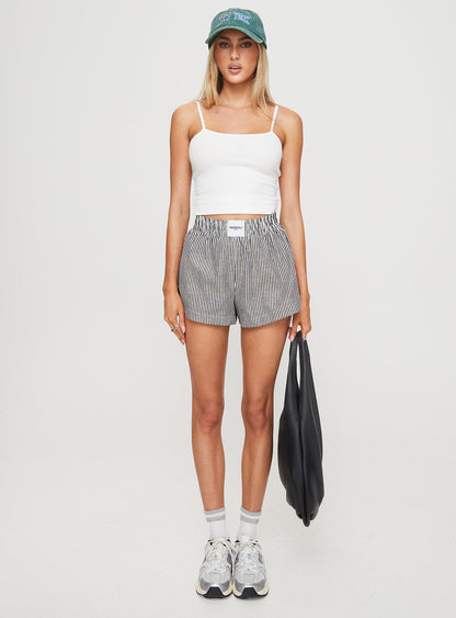 Sincar Boxer Shorts Black / White Stripe