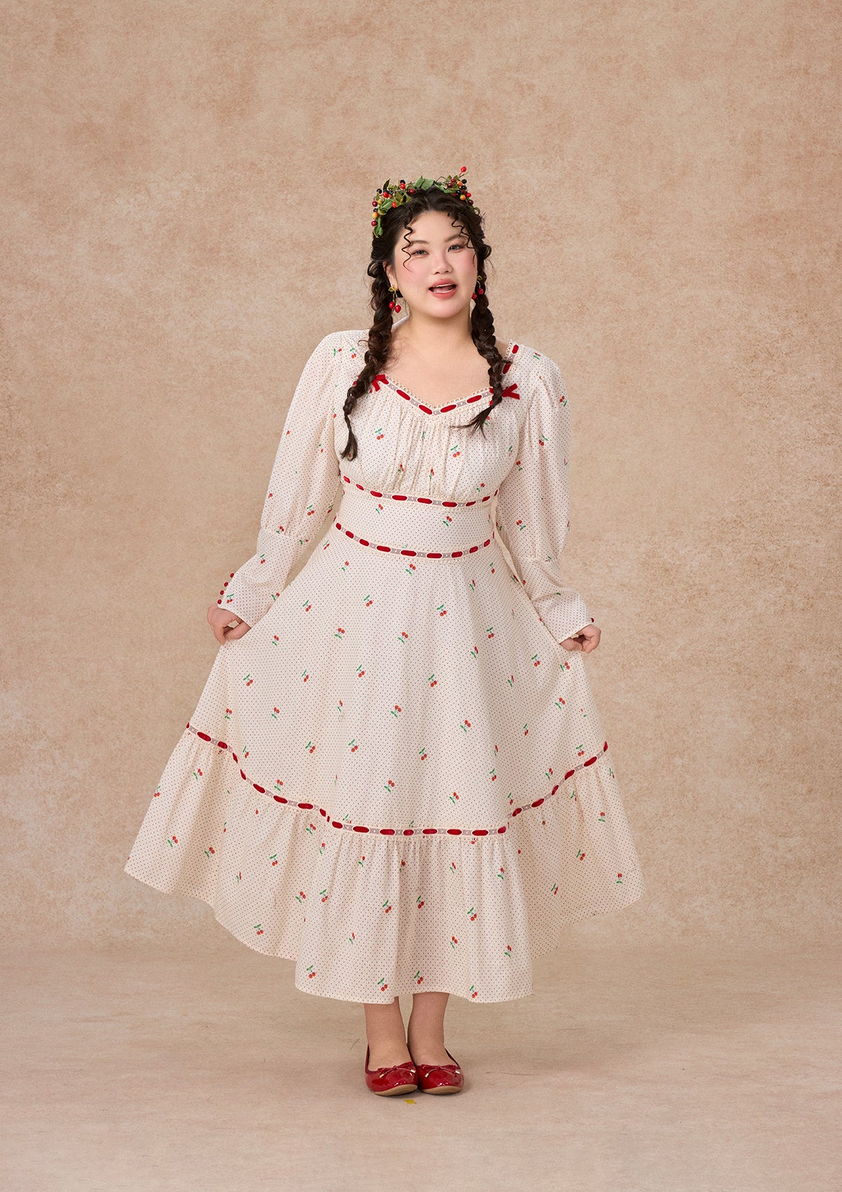 Curve & Plus Cherry Bite Dress