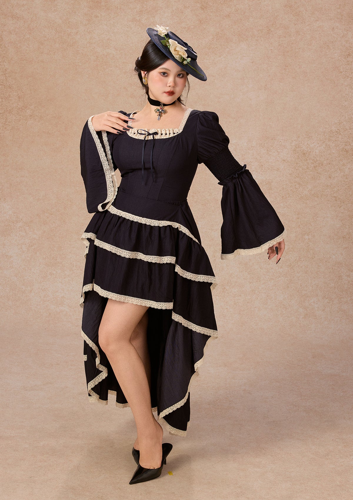 Curve&Plus Sapphire Blue Waltz Corset Dress