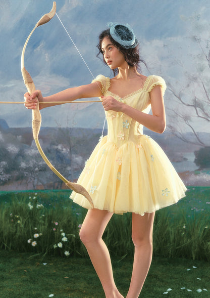 Flower Archer Corset Dress