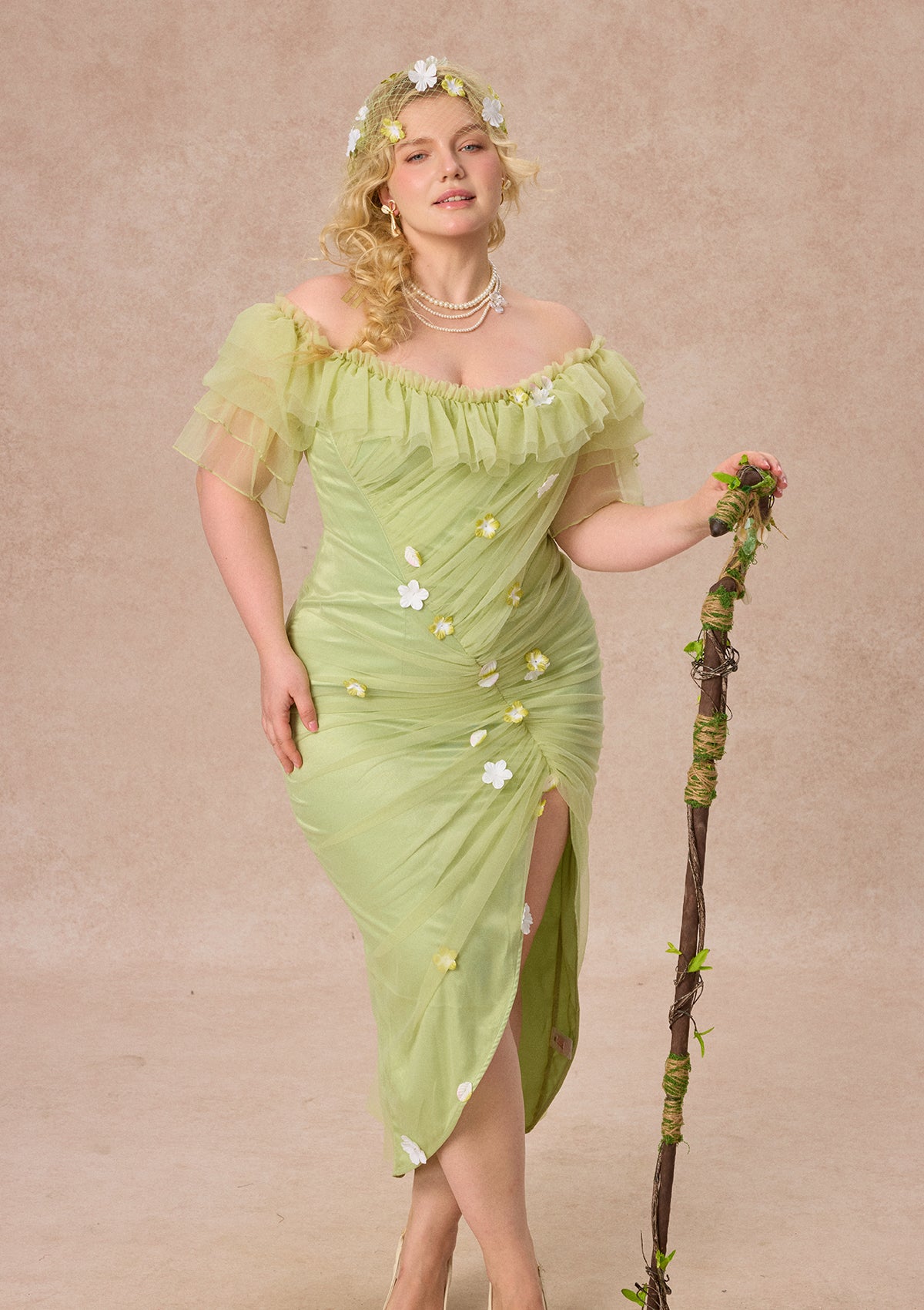 Curve&Plus Woodland Tree Corset Dress