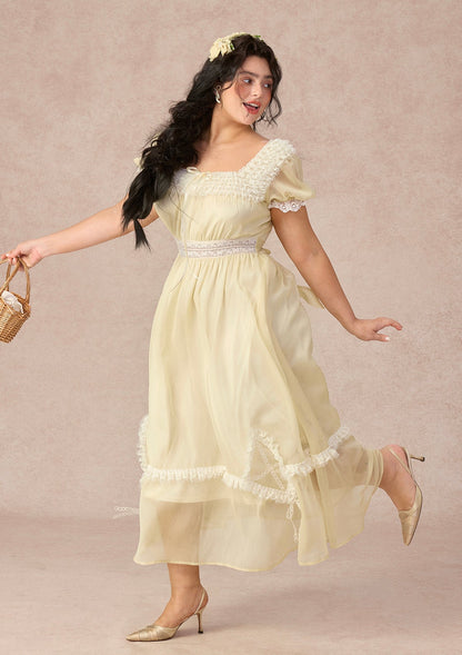 Curve&Plus Yellow Kite Dress