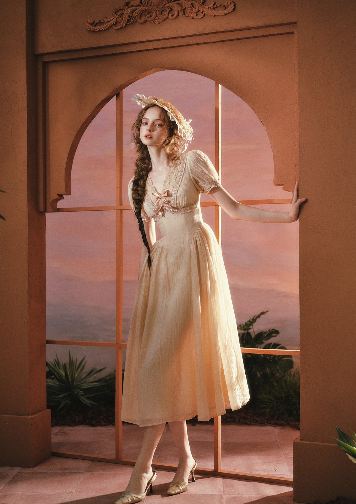 Sunset Rose Dress