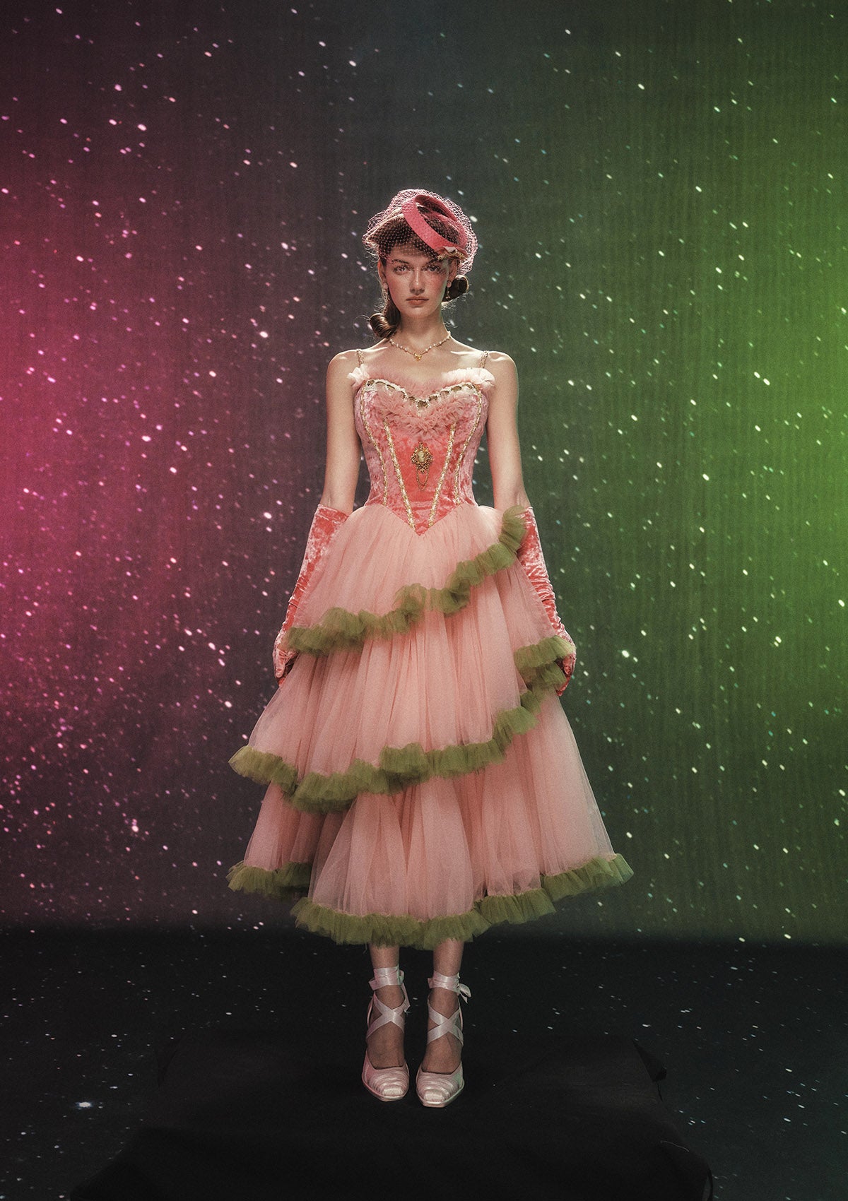 Grape Grinda Corset Dress (Long)