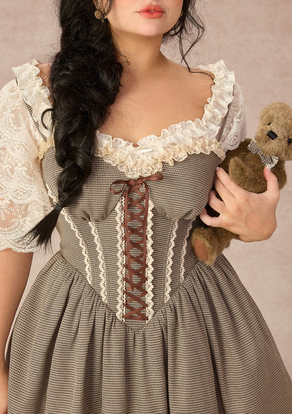 Curve&Plus Bear Date Dress（Short)