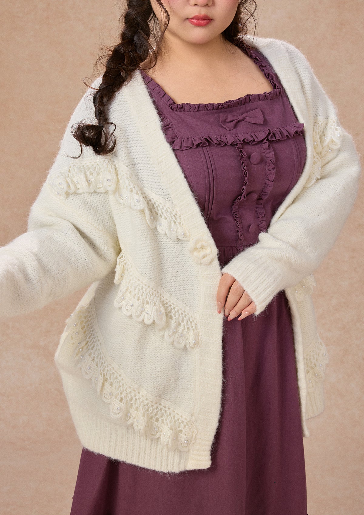 Curve&Plus Little purple sweet potato Dress