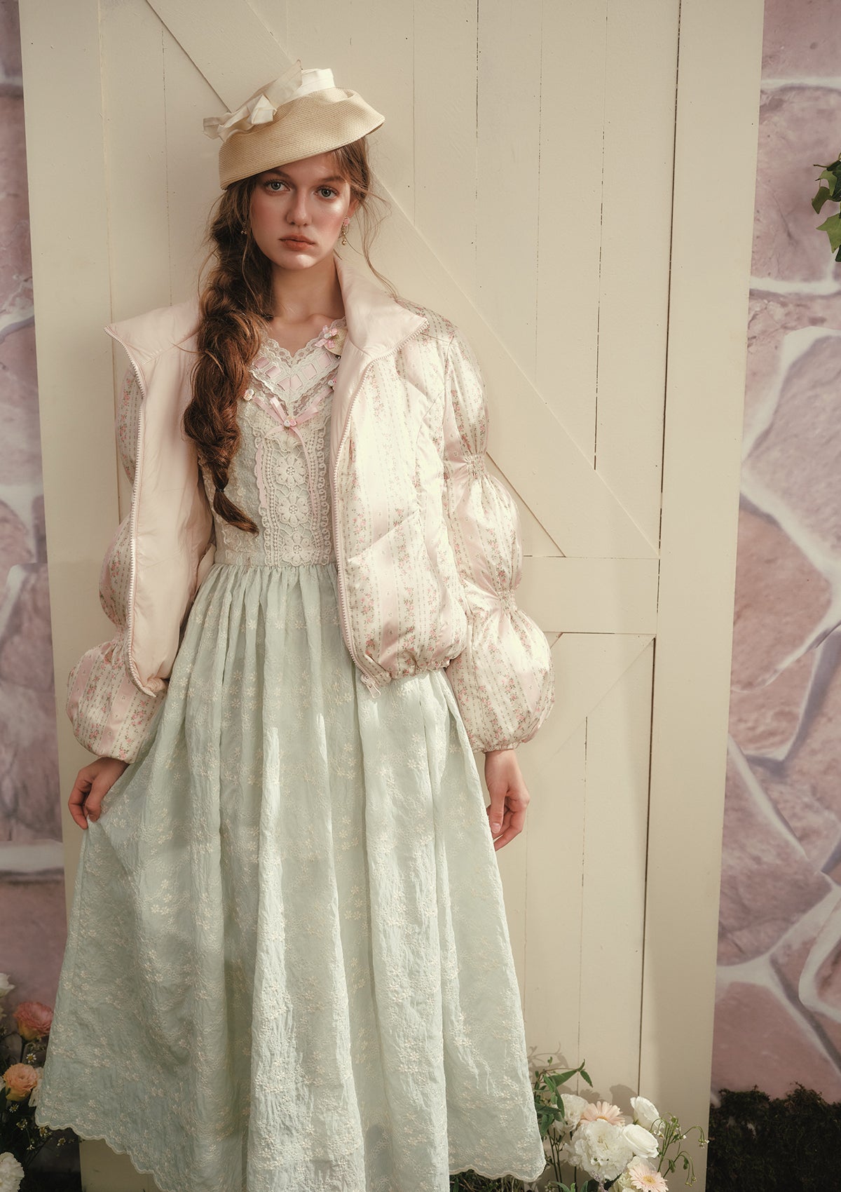 Outing Straw Hat Dress