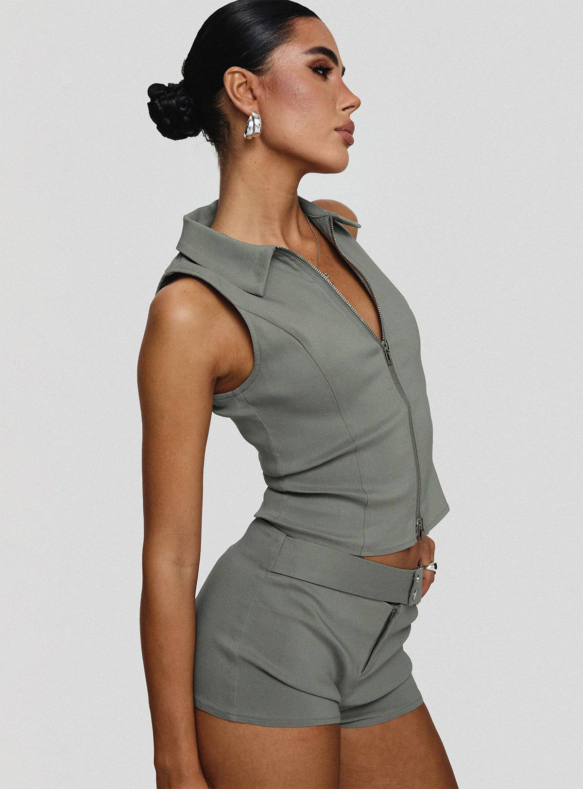 Jarli Hot Pants Grey