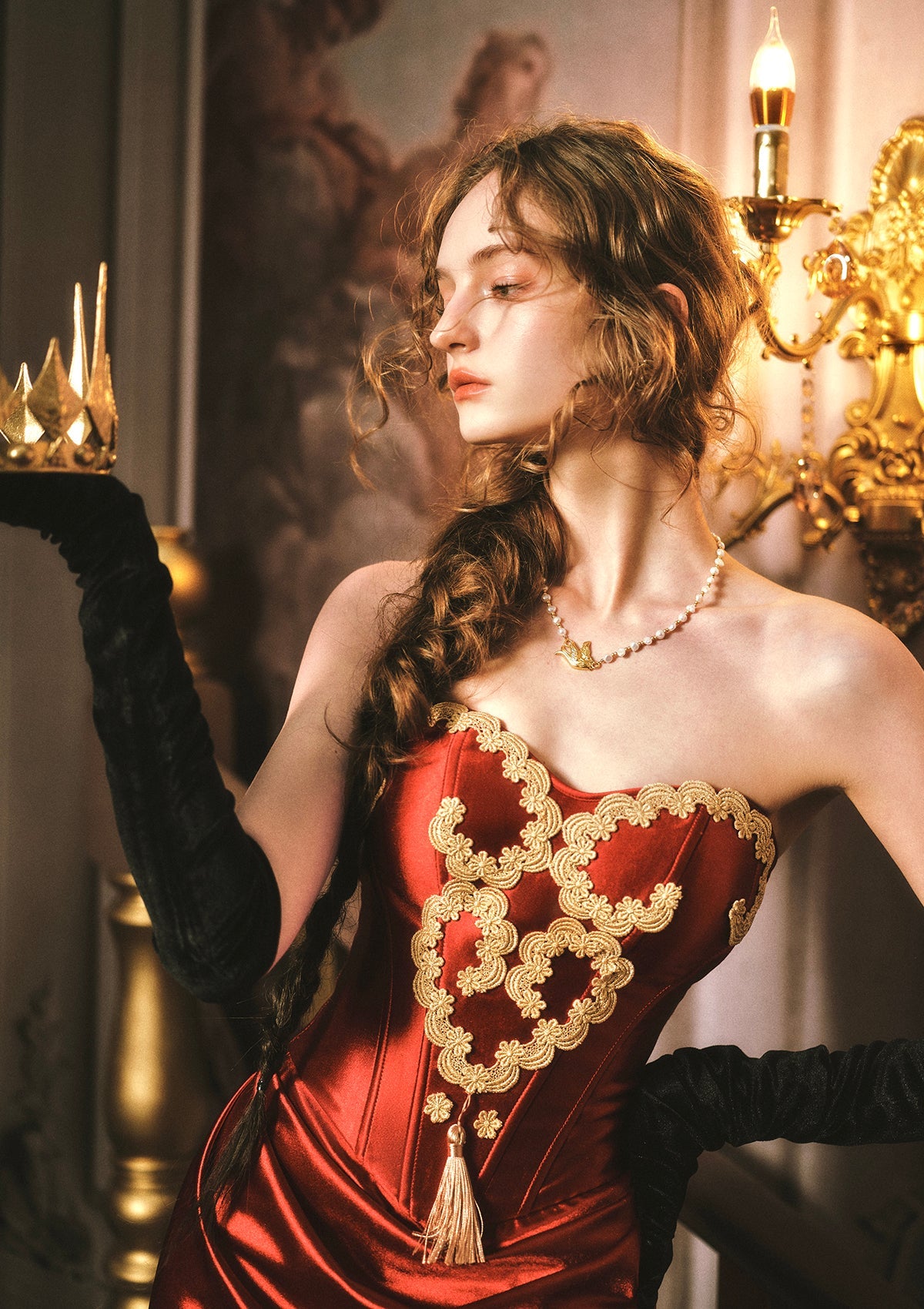 Queen Heart Corset Dress