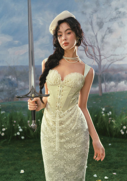 Emerald Warrior Corset Dress
