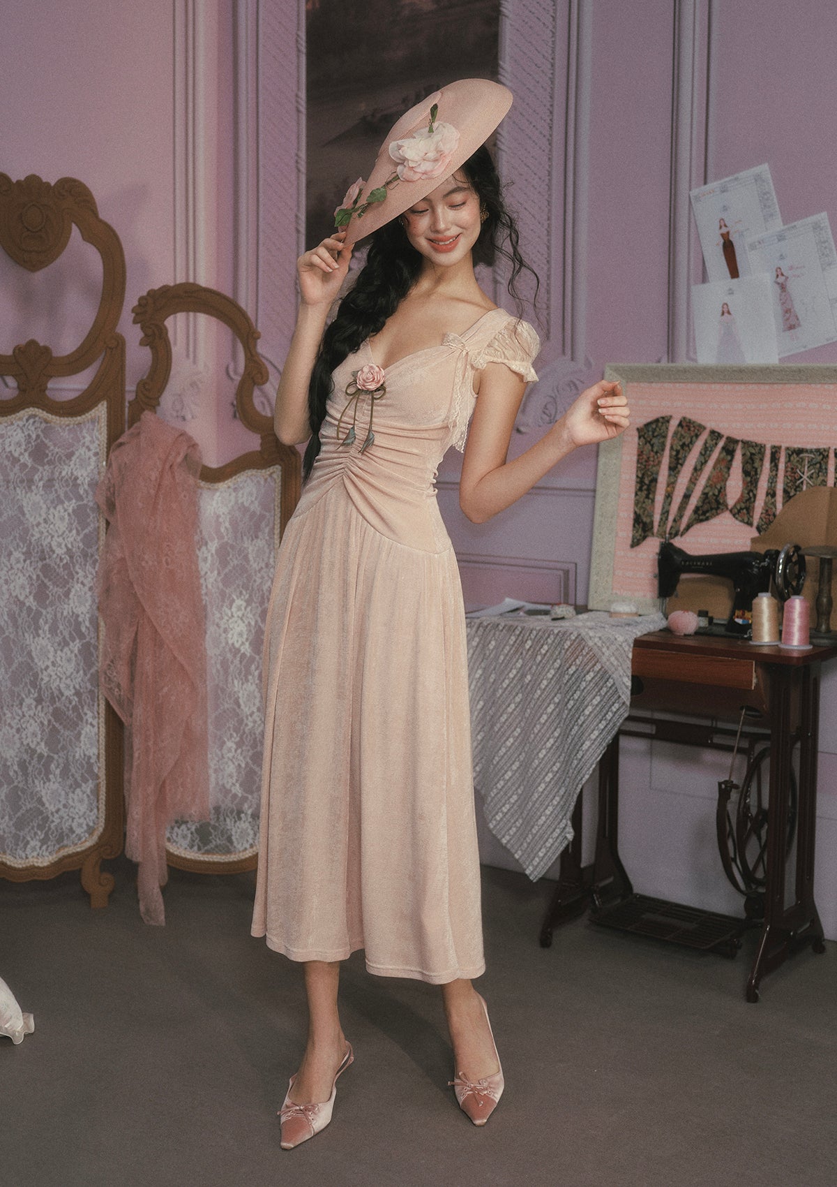 Rose Socialite Dress