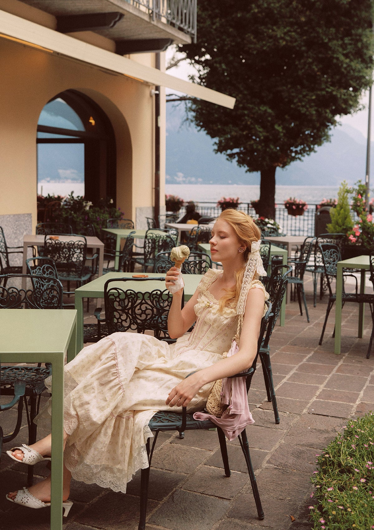 Cream Clove Corset Dress
