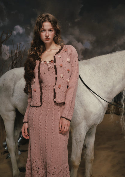 Floral Juliette Knitted Dress