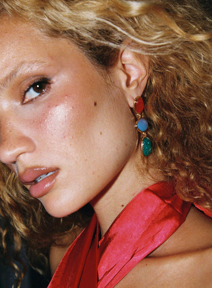 Rosabella Earrings Blue Multi