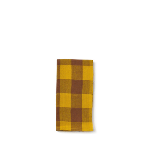 Big Gingham Napkin in Citrine (Set of 2)
