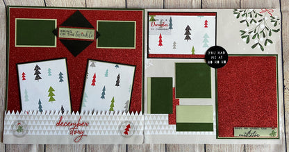 A December Story 12X12 Double-Page Scrapbook Layout