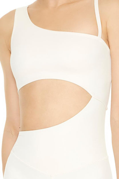 Active Asymmetrical Cutout Romper