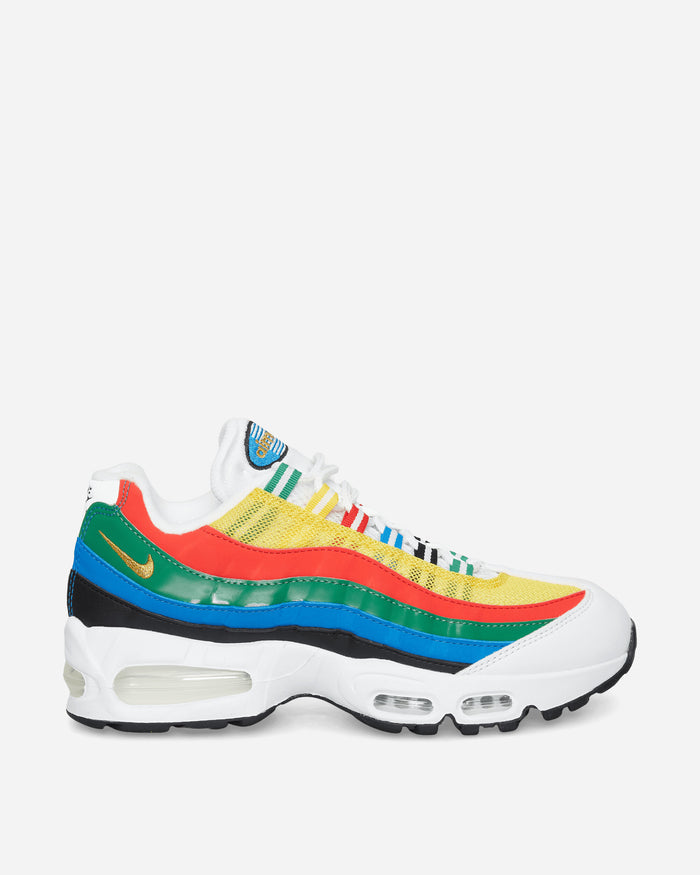 Nike Air Max 95 Big Bubble Prm White/Mtlc Gold/Chile Red Sneakers Low IB7872-100
