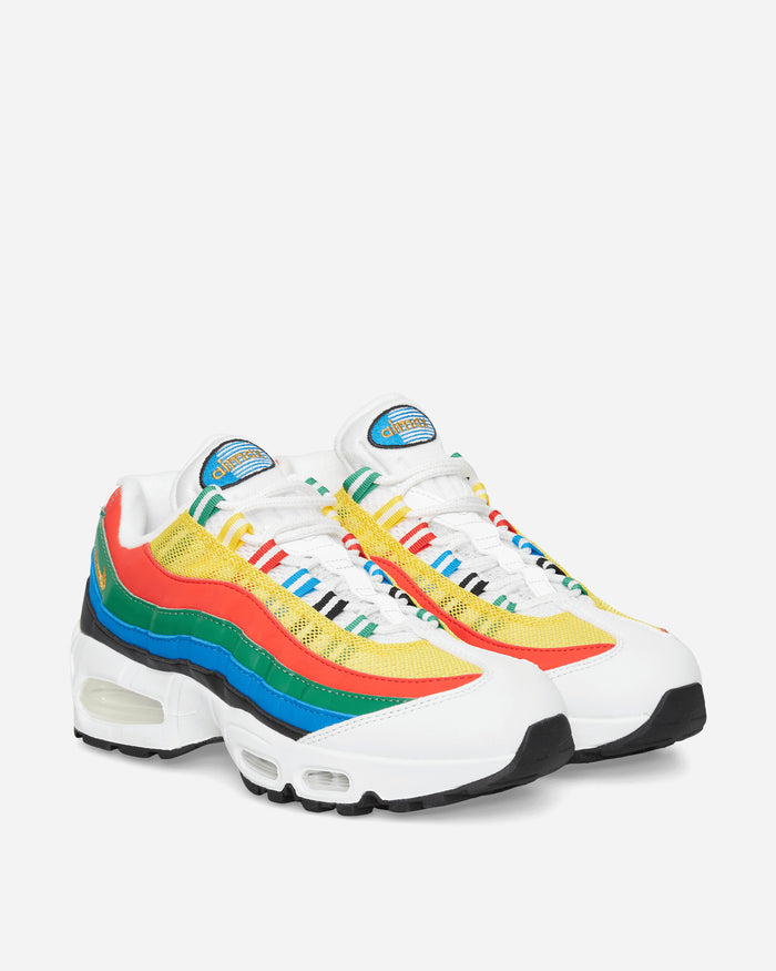 Nike Air Max 95 Big Bubble Prm White/Mtlc Gold/Chile Red Sneakers Low IB7872-100