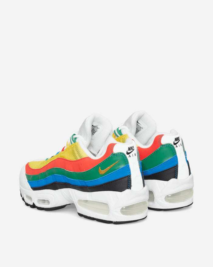 Nike Air Max 95 Big Bubble Prm White/Mtlc Gold/Chile Red Sneakers Low IB7872-100