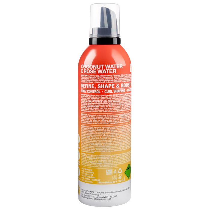 All Day Got Hold Define & Hold Curl Mousse back of product