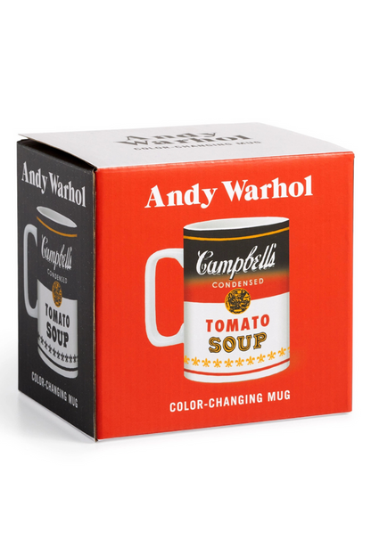 Andy Warhol Soup Can Color Changing Mug