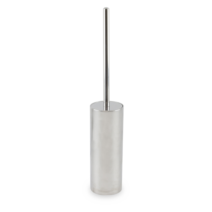 The Annex Toilet Brush features a polished chrome construction, a durable brush and a sleek design.