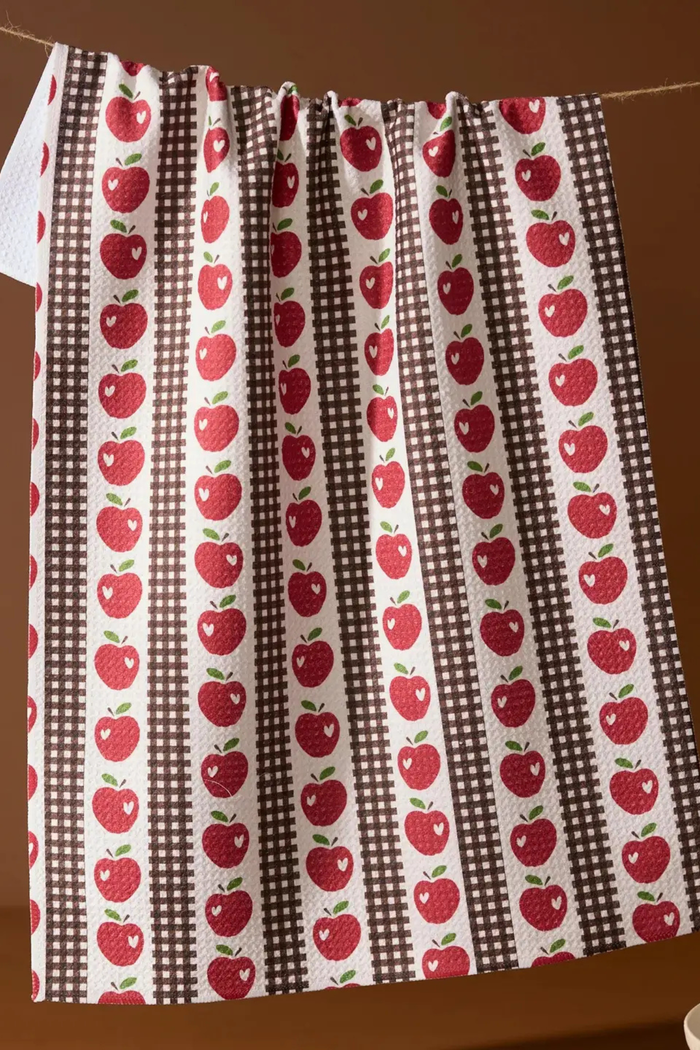 Apple Picking Day Tea Towel