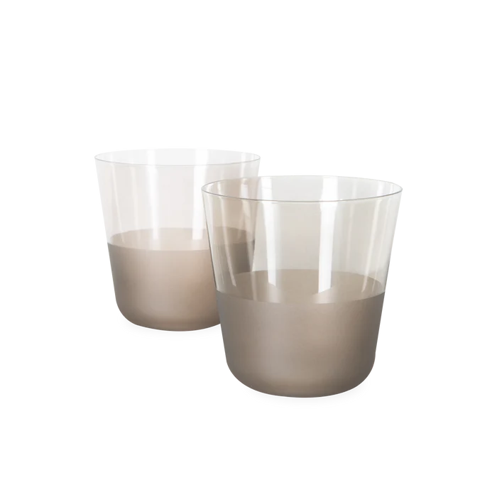 Arc Contrast Tumbler Glass