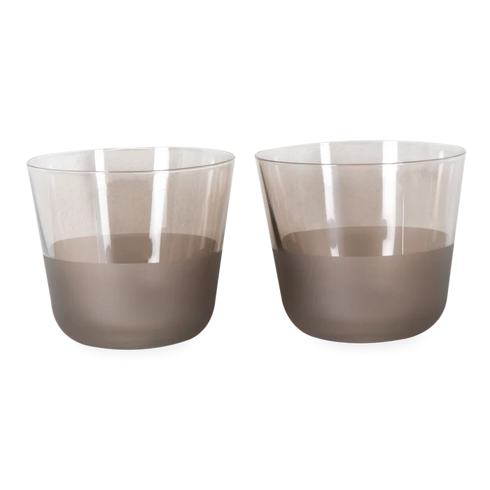 Arc Contrast Tumbler Glass