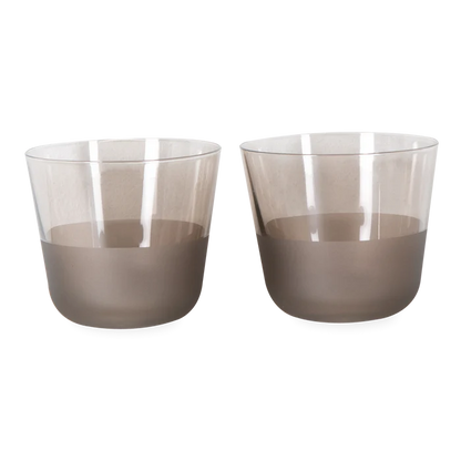 Arc Contrast Tumbler Glass