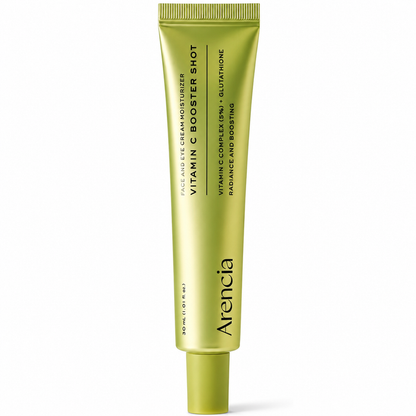 arencia vitamin c booster shot face and eye cream moisturiser 30ml on a white background