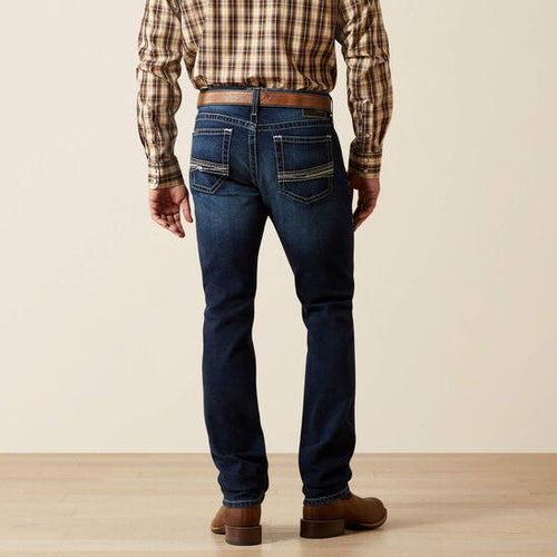 Ariat Men's M8 Modern Jason Slim Leg Jean in Salton