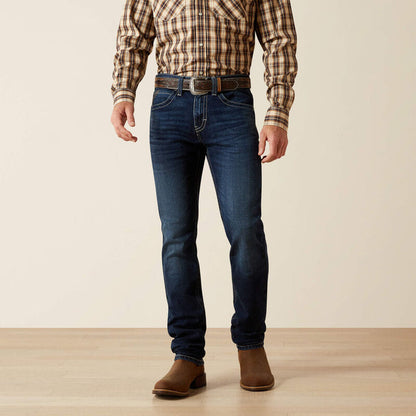 Ariat Men's M8 Modern Jason Slim Leg Jean in Salton