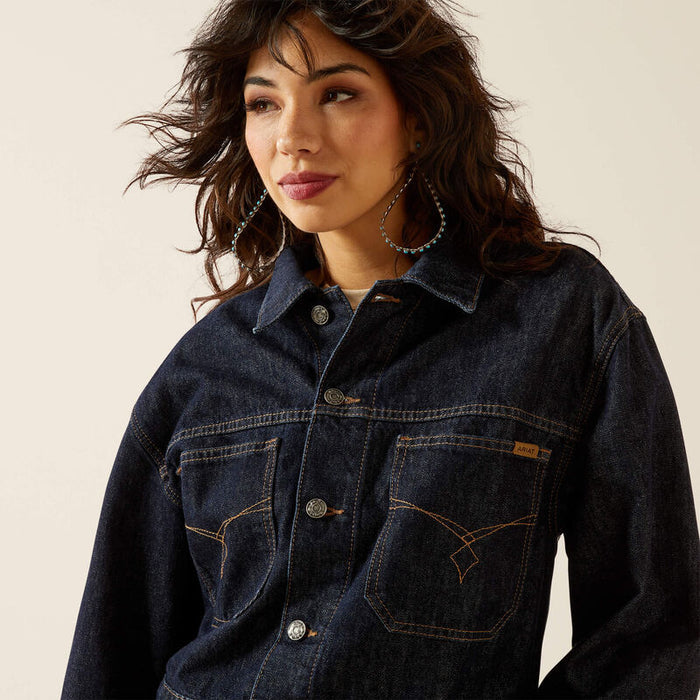 Ariat Women's Western Utility Denim Jacket in Rinse
