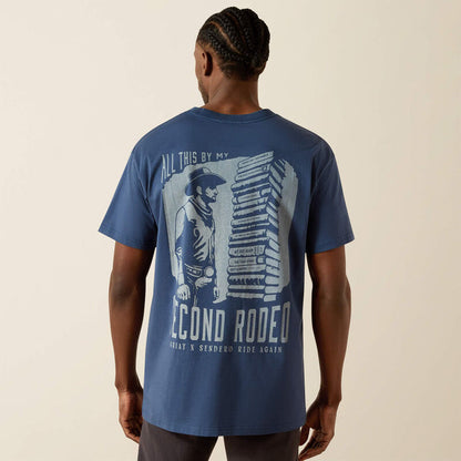 Ariat x Sendero Men's Second Rodeo T-Shirt in Dark Denim