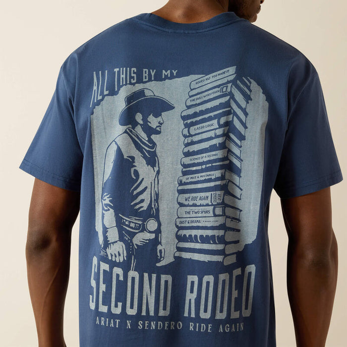 Ariat x Sendero Men's Second Rodeo T-Shirt in Dark Denim