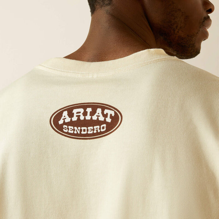 Ariat x Sendero Men's Slow Horses T-Shirt in Sandshell